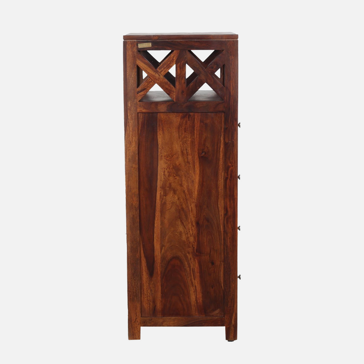 Marisol sheesham wood chest of drawers