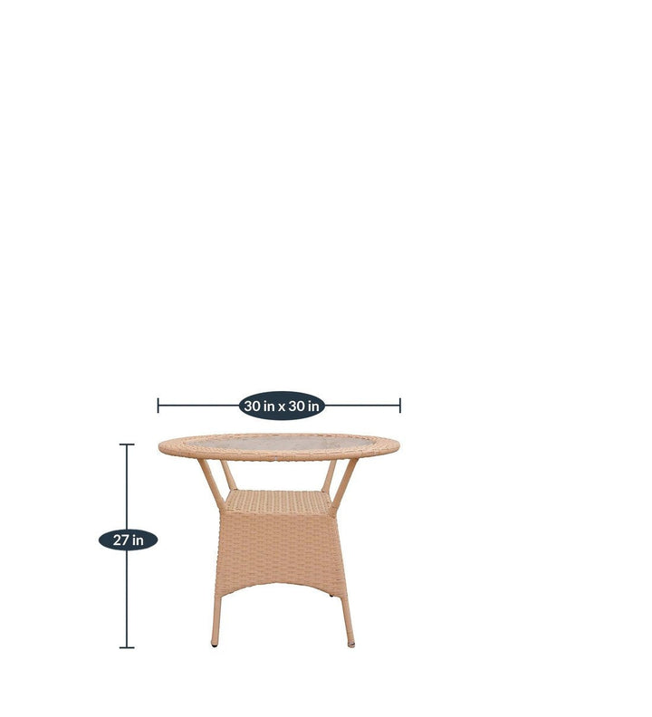 Appu Outdoor Patio Seating Set 2 Chairs and 1 Table Set