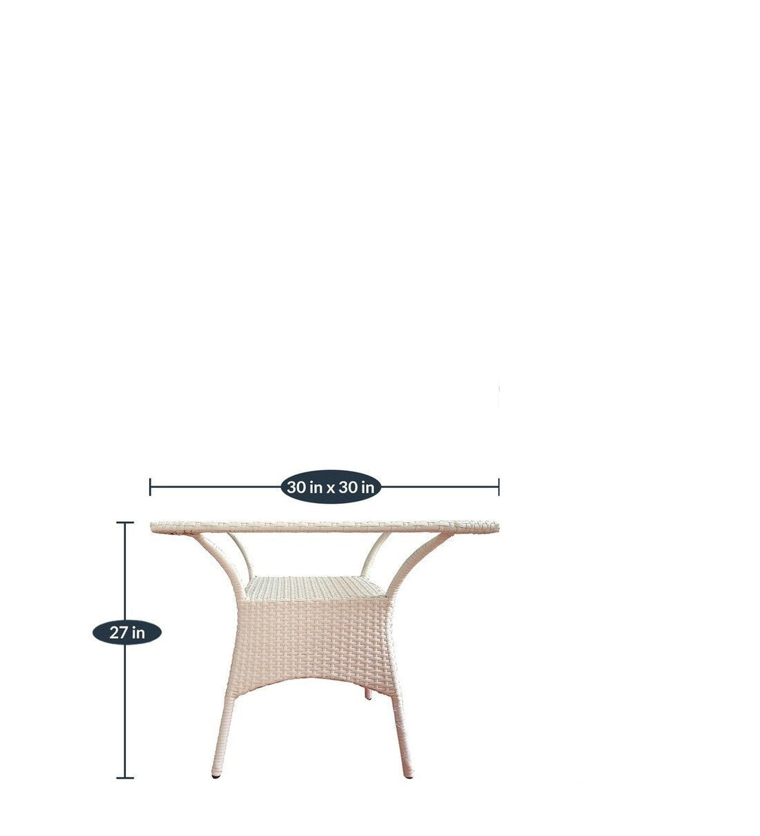 Romy Outdoor Patio Seating Set 2 Chairs and 1 Table Set