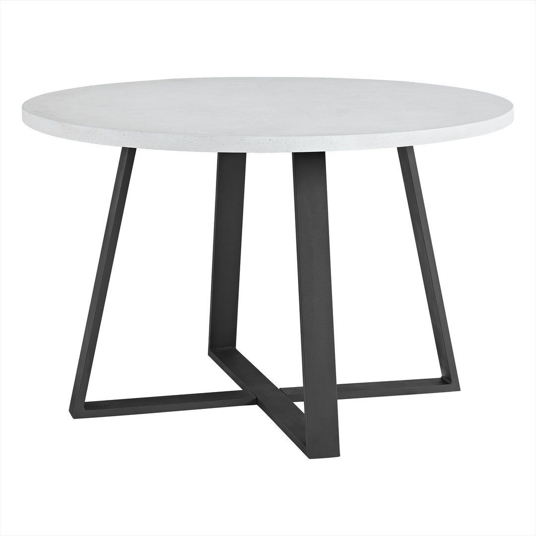 Muno Outdoor Patio Seating Set 4 Chairs and 1 Table Set (Black) Braided & Rope