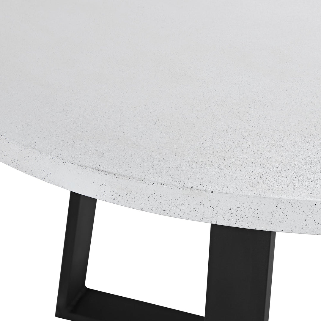 Muno Outdoor Patio Seating Set 4 Chairs and 1 Table Set (Black) Braided & Rope