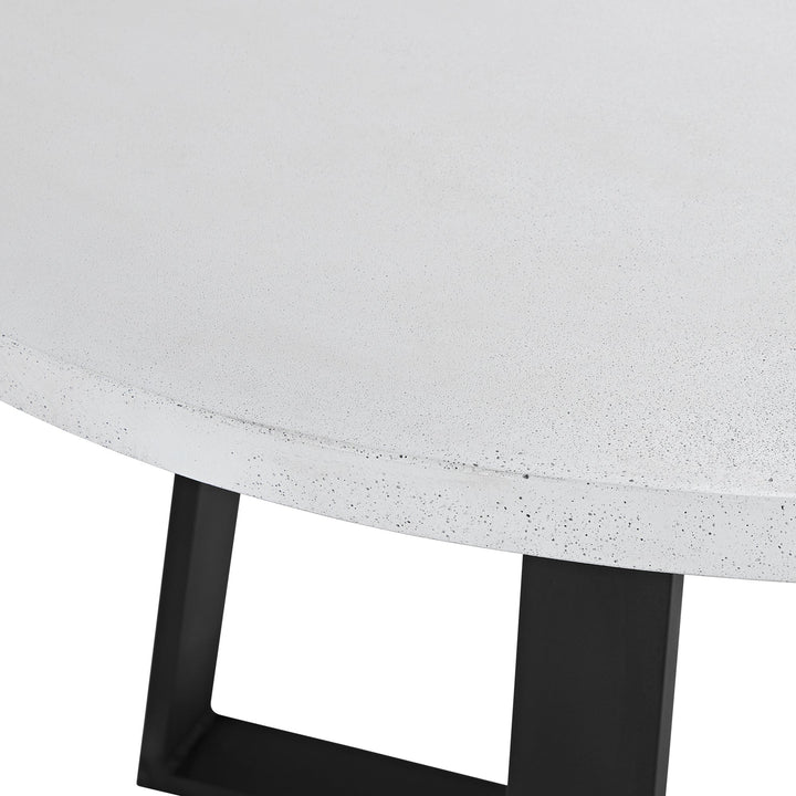 Muno Outdoor Patio Seating Set 4 Chairs and 1 Table Set (Black) Braided & Rope