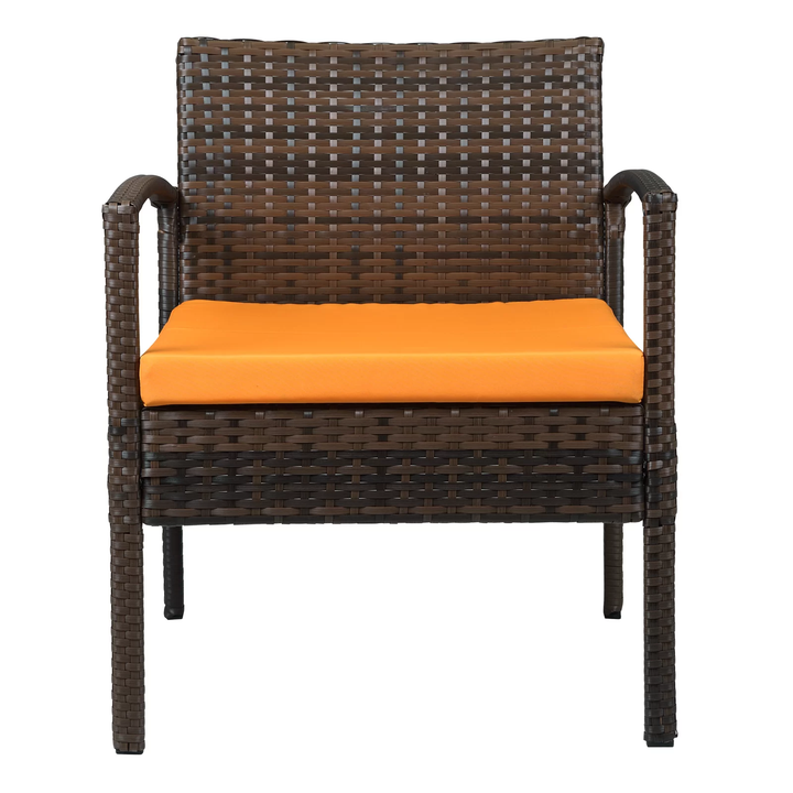 Clone Outdoor Sofa Set 2 Seater , 2 Single seater and 1 Center Table Set (Brown)