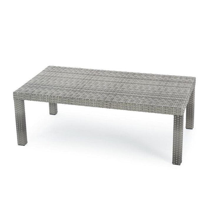 Arlons Outdoor Garden Balcony Sofa Set 3 Seater, 2 Single seater, 2 Ottoman and 1 Center Table Conversation Set (Silver+Dark Grey)