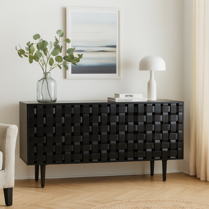 Alejandra Woven Wooden 60" Sideboard