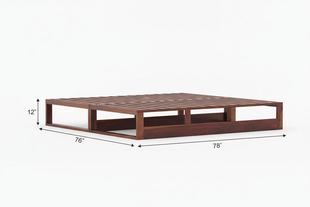 Chauanh Sheesham Wood Sofa Cum Bed King size