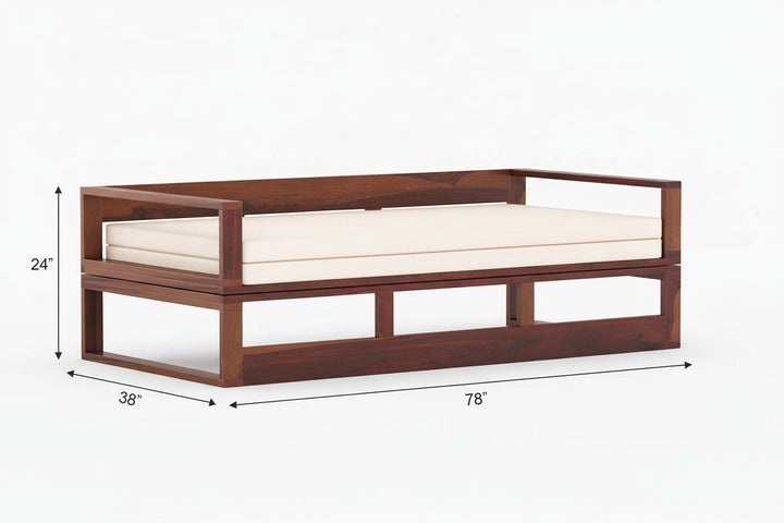 Chauanh Sheesham Wood Sofa Cum Bed King size