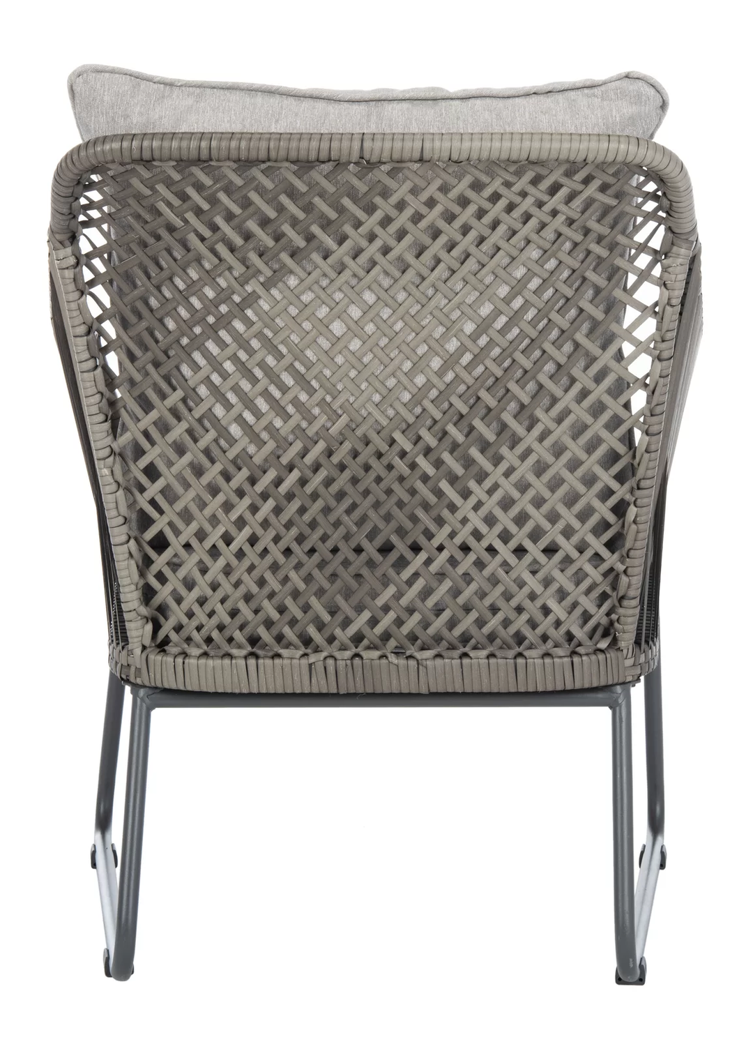 Aadhan Outdoor Patio Seating Set 2 Chairs and 1 Table Set (Grey)