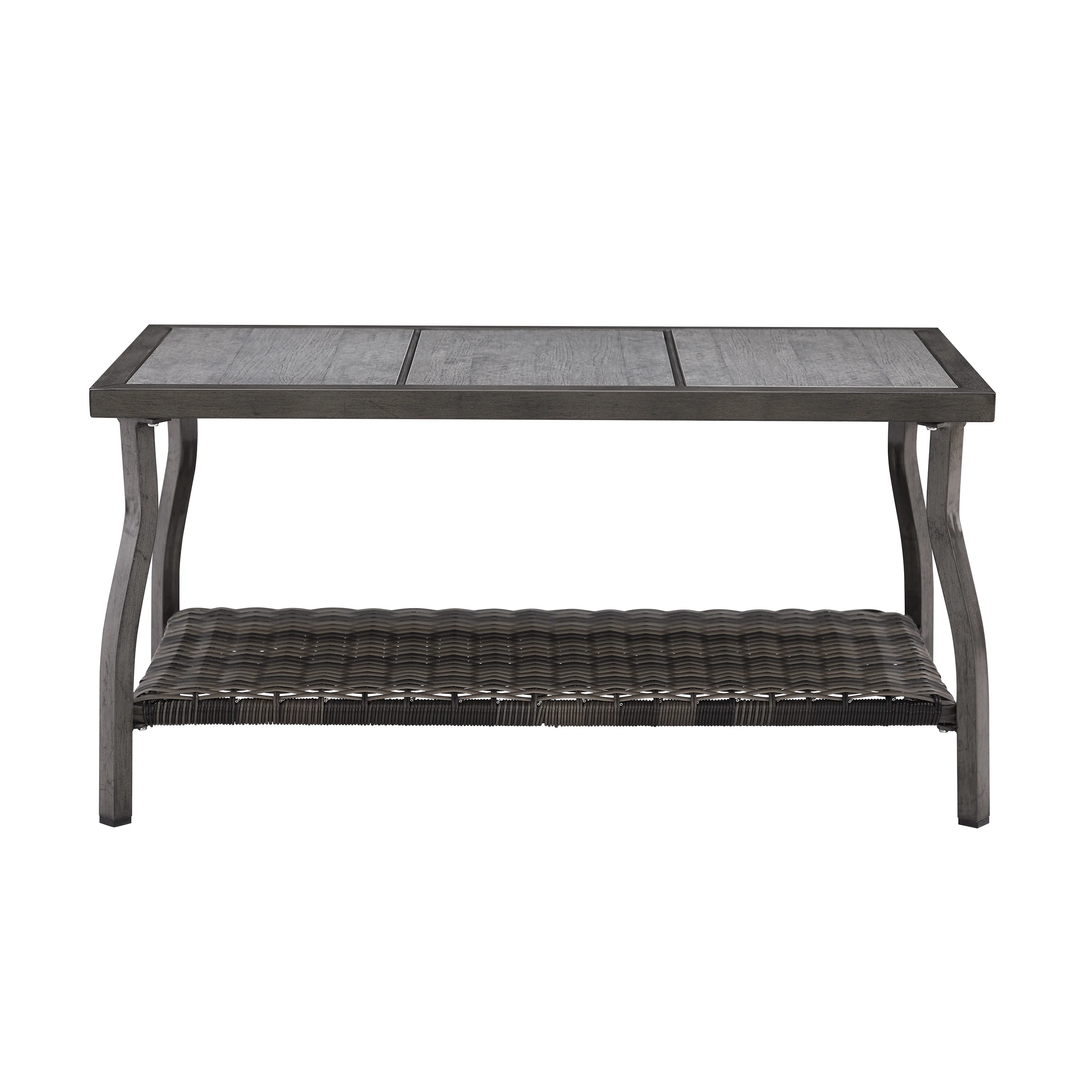 Mishil Outdoor Sofa Set 2 Seater, 2 Single seater and 1 Center Table (Grey)