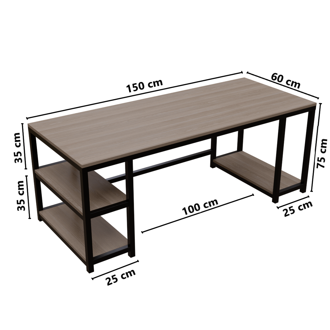 Jackson computer Table With Open Storage | Computer Table | Study Table for Home
