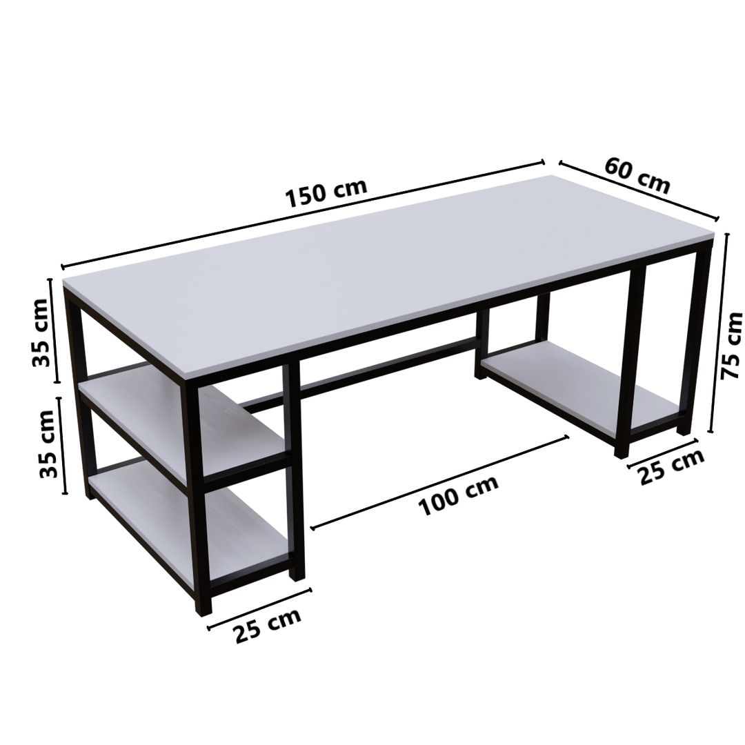 Jackson computer Table With Open Storage | Computer Table | Study Table for Home