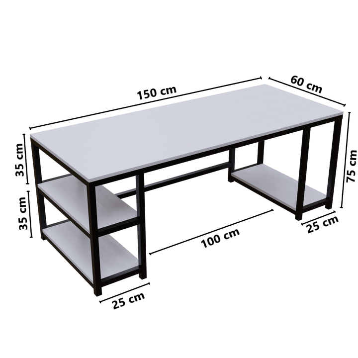 Jackson computer Table With Open Storage | Computer Table | Study Table for Home