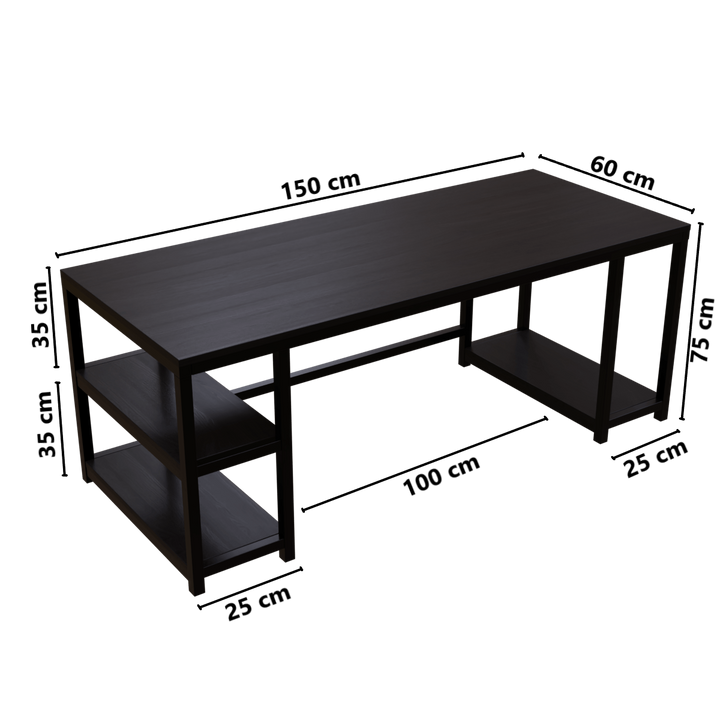Jackson computer Table With Open Storage | Computer Table | Study Table for Home