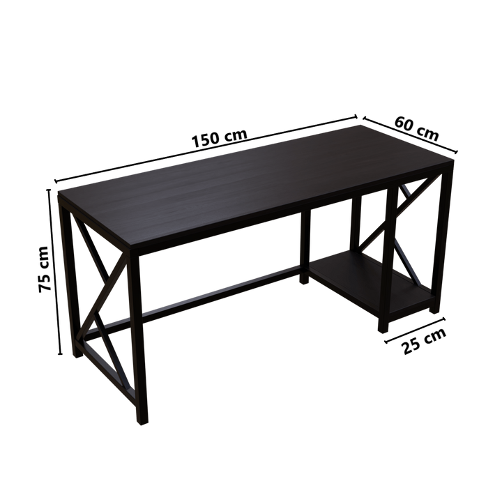 Patrick Computer Table With Open Storage | Computer Table | Study Table for Home