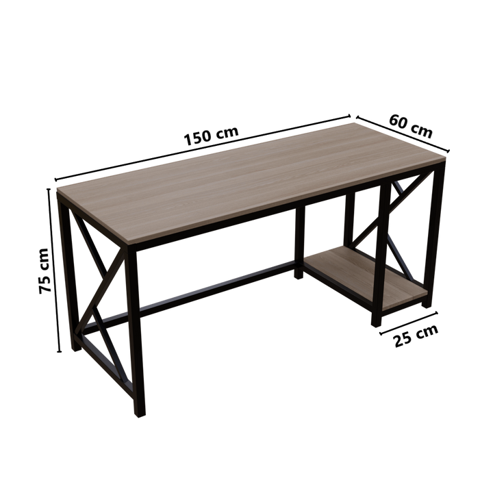 Patrick Computer Table With Open Storage | Computer Table | Study Table for Home