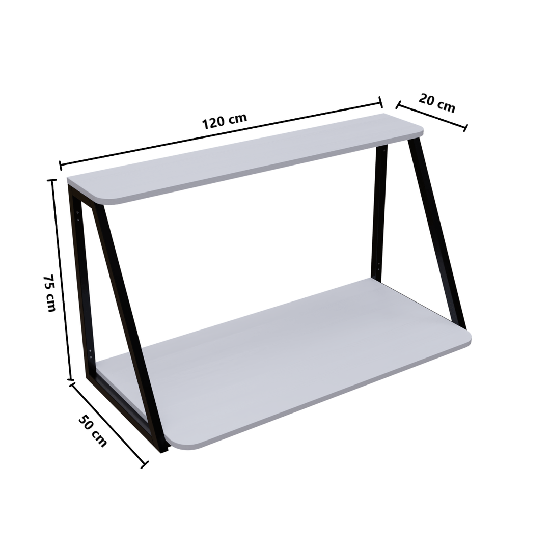 Lucida Wall Mounted Desk | Computer Table | Study Table for Home