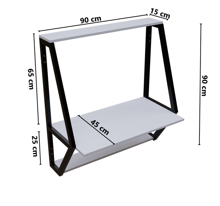 Badonia Wall Mounted Desk | Computer Table | Study Table for Home