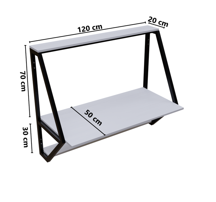 Badonia Wall Mounted Desk | Computer Table | Study Table for Home