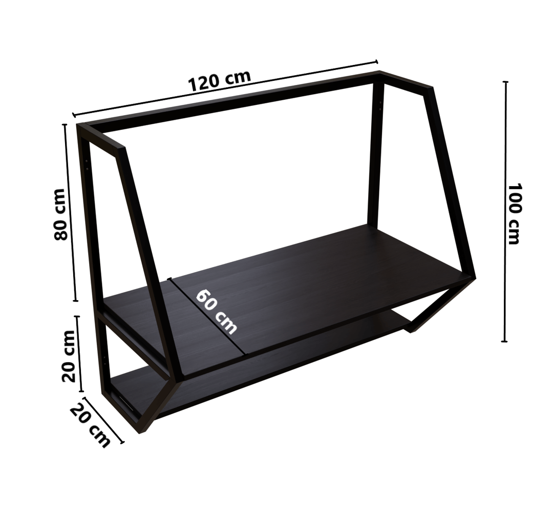 Berlin Wall Mounted Desk | Computer Table | Study Table for Home