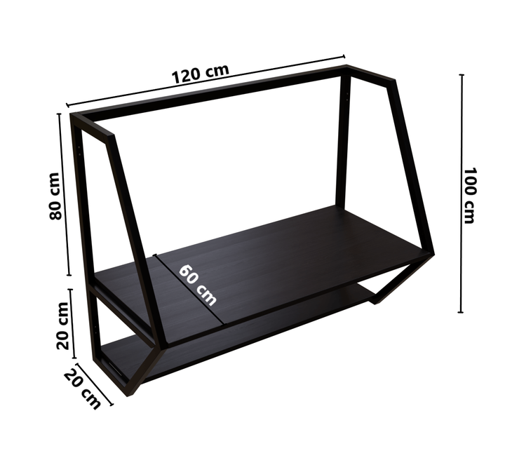 Berlin Wall Mounted Desk | Computer Table | Study Table for Home