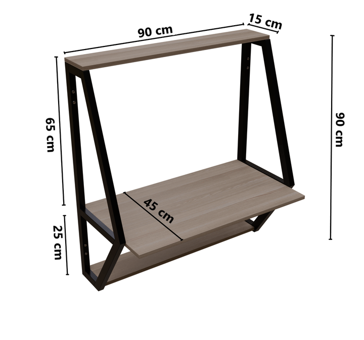 Badonia Wall Mounted Desk | Computer Table | Study Table for Home