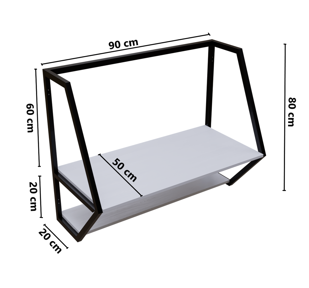 Berlin Wall Mounted Desk | Computer Table | Study Table for Home
