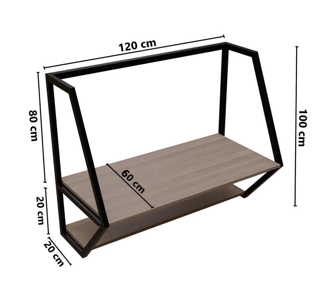 Berlin Wall Mounted Desk | Computer Table | Study Table for Home