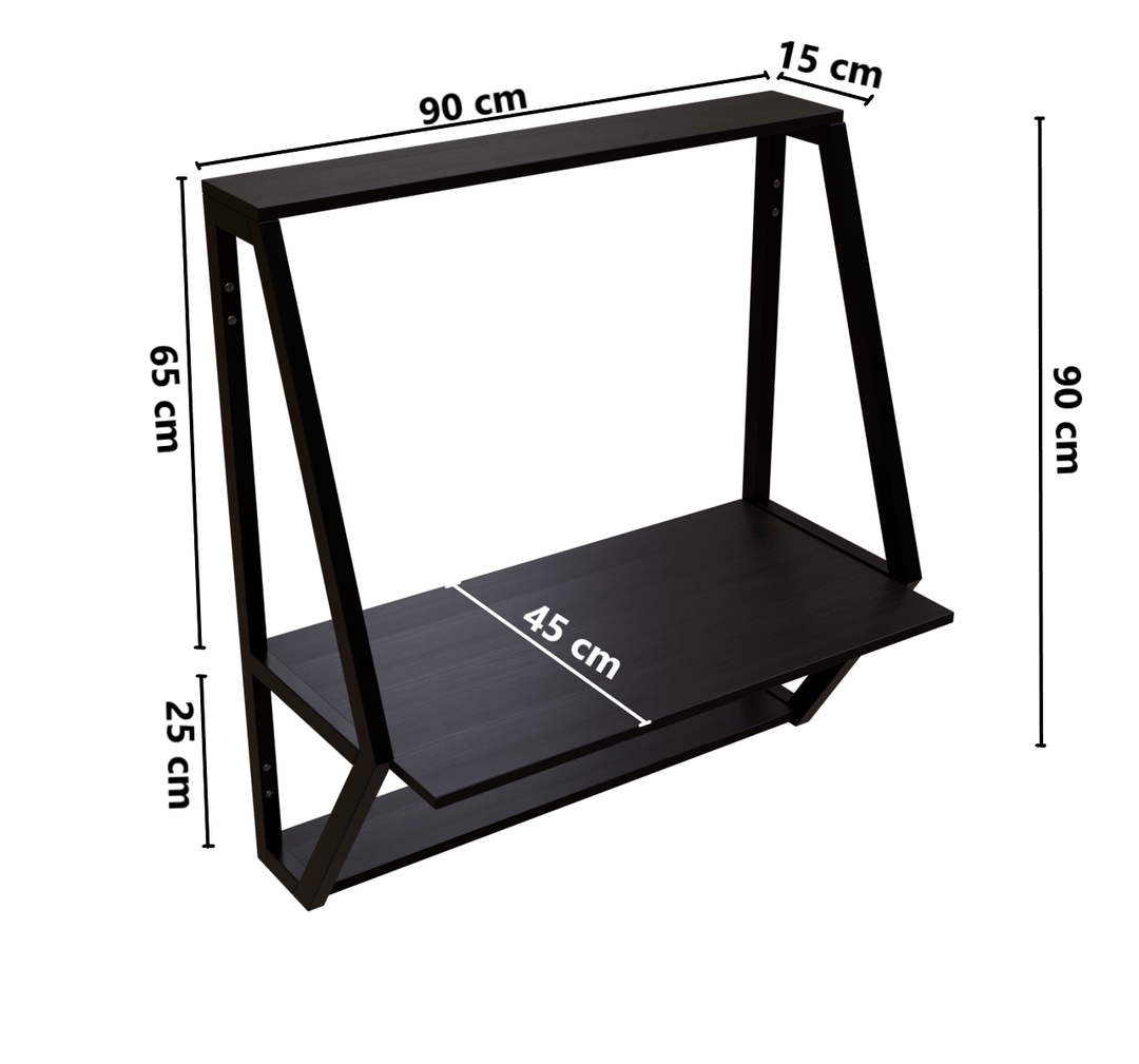 Badonia Wall Mounted Desk | Computer Table | Study Table for Home
