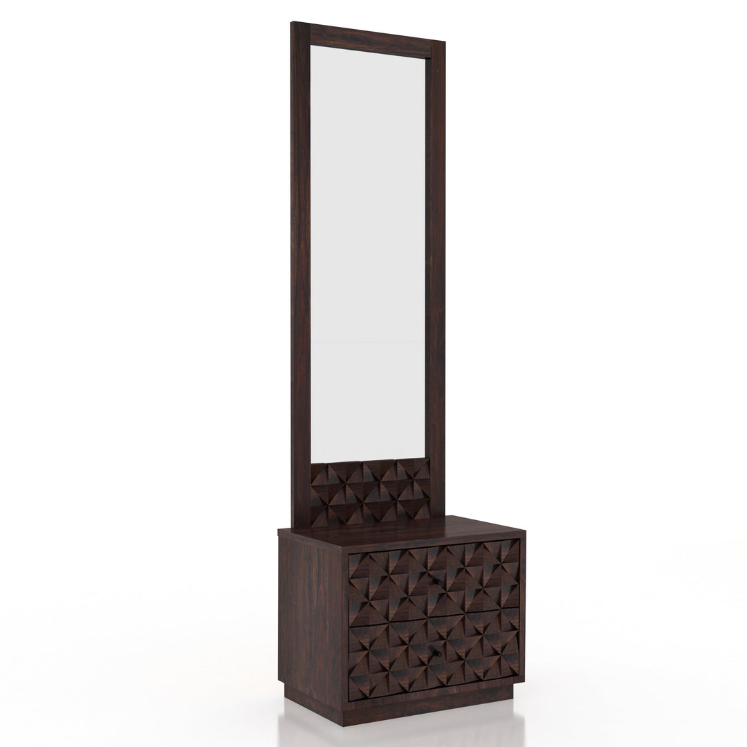Susana Solid Sheesham Wood Dressing Table Mirror