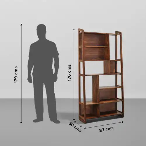 Amelia Sheesham Solid Wood Bookshelf