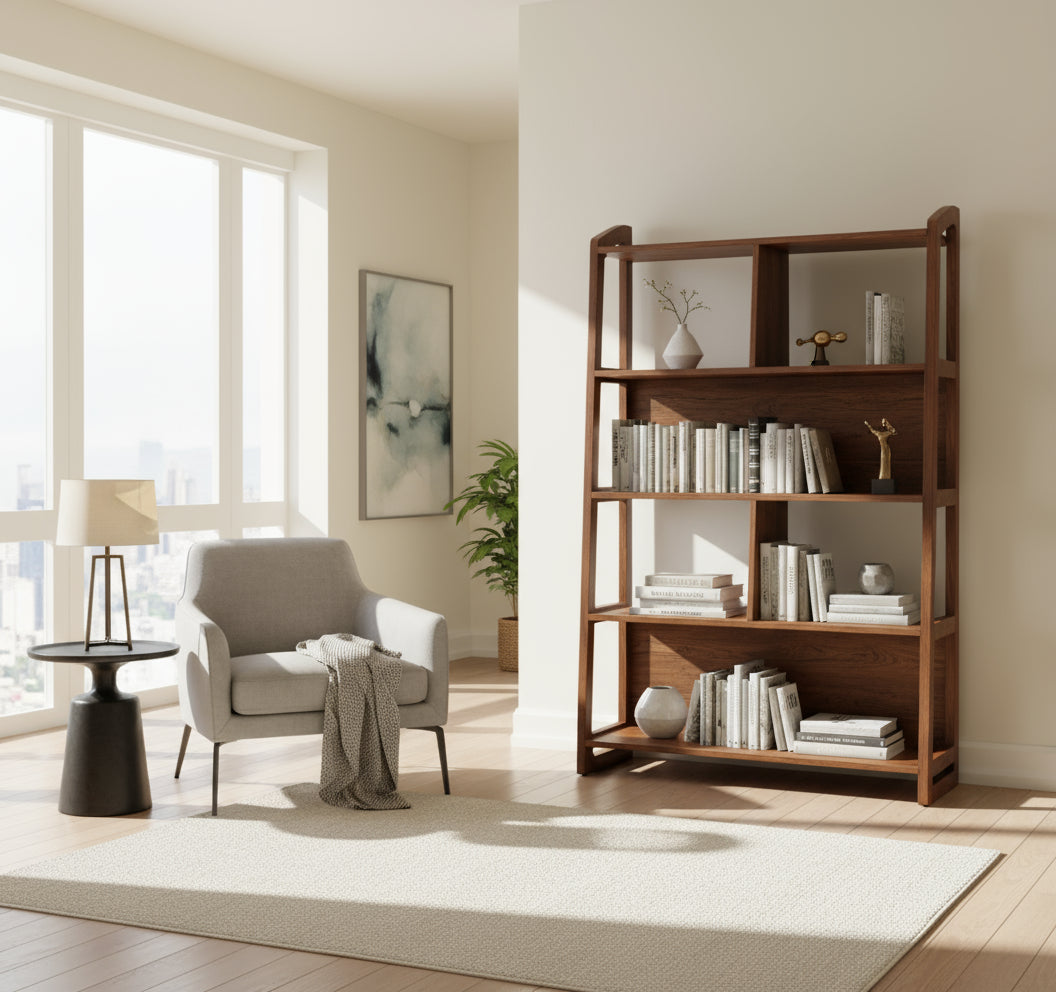 Amalia Solid Wood Sheesham Book Shelf