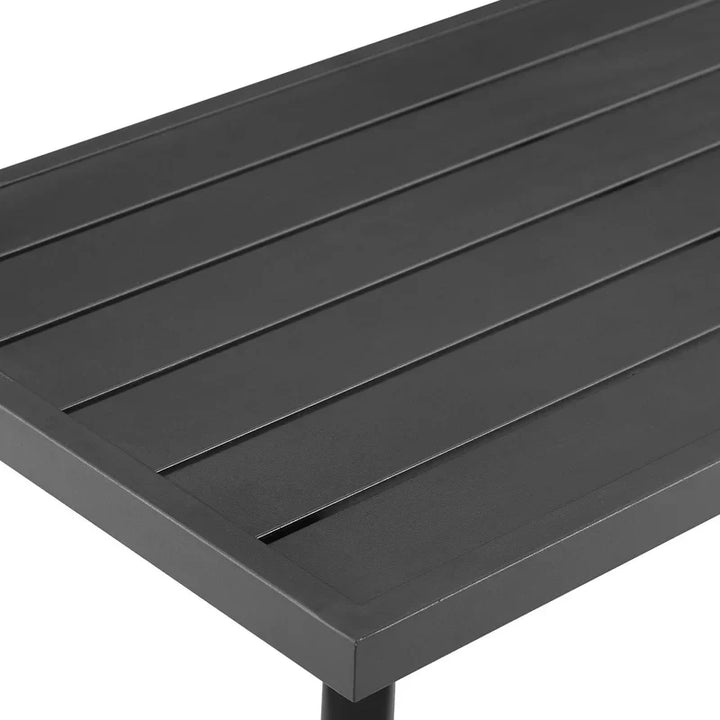 Gino Outdoor Sofa Set 2 Seater, 2 Single seater and 1 Center Table (Dark Grey) Braided & Rope