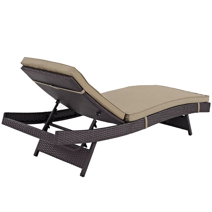 Evita Outdoor Swimming Poolside Lounger Set of 2  (Brown)