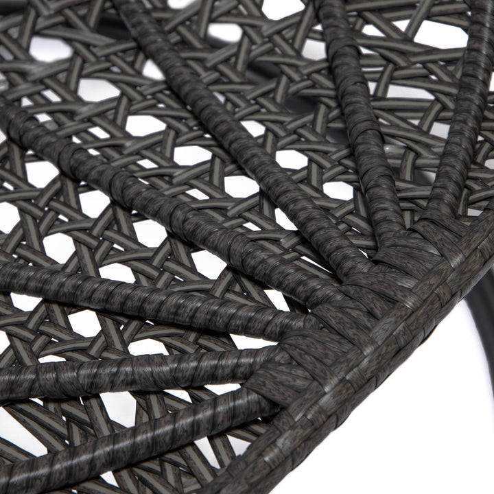 Doriano Single Seater Hanging Swing With Stand For Balcony , Garden (Drak Grey)