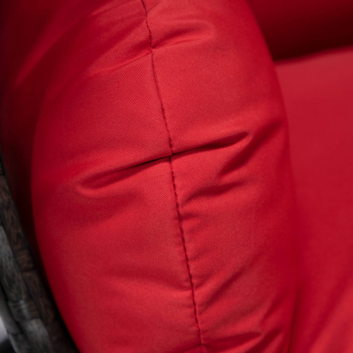 Doriano Single Seater Hanging Swing With Stand For Balcony , Garden (Drak Grey)