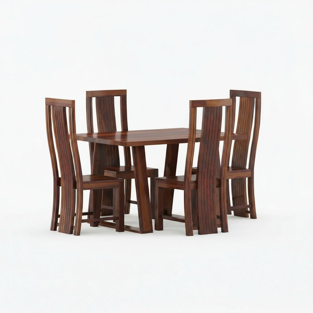 Elena Sheesham Wood dining table set