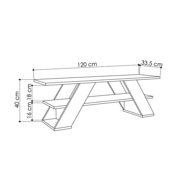 OmkarWood Nova White TV Console – Premium Engineered Wood Media Unit
