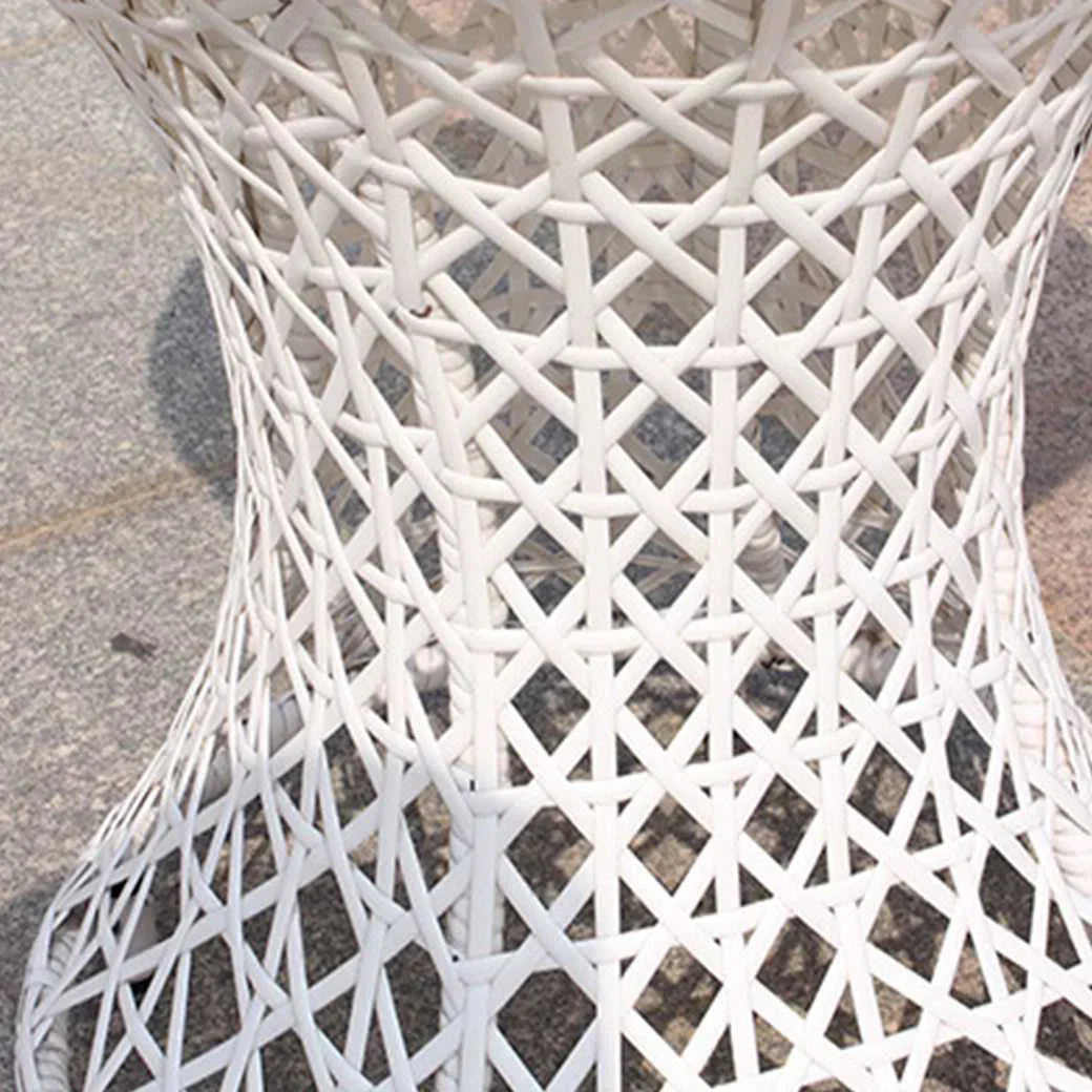 Espiridión Outdoor Patio Seating Set 2 Chairs and 1 Table Set (White)