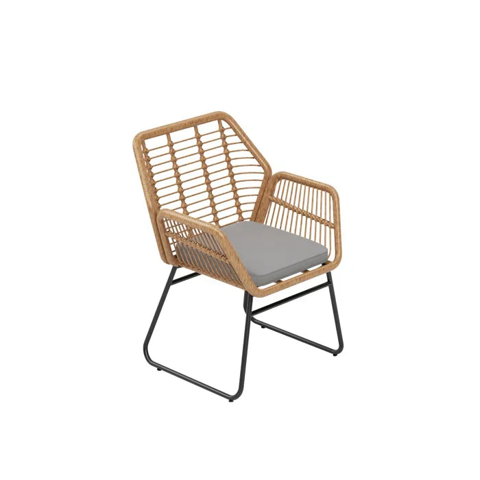 Cara Outdoor Sofa Set 2 Seater, 2 Single seater and 1 Center Table (Honey)