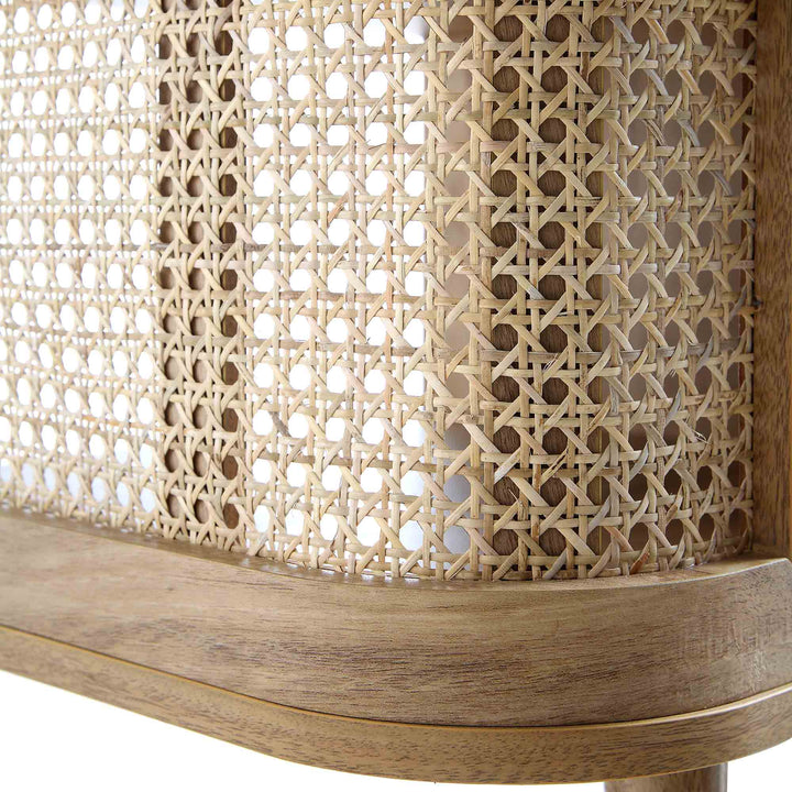 Izzy Curved Rattan Coffee Table Natural Coffee Table