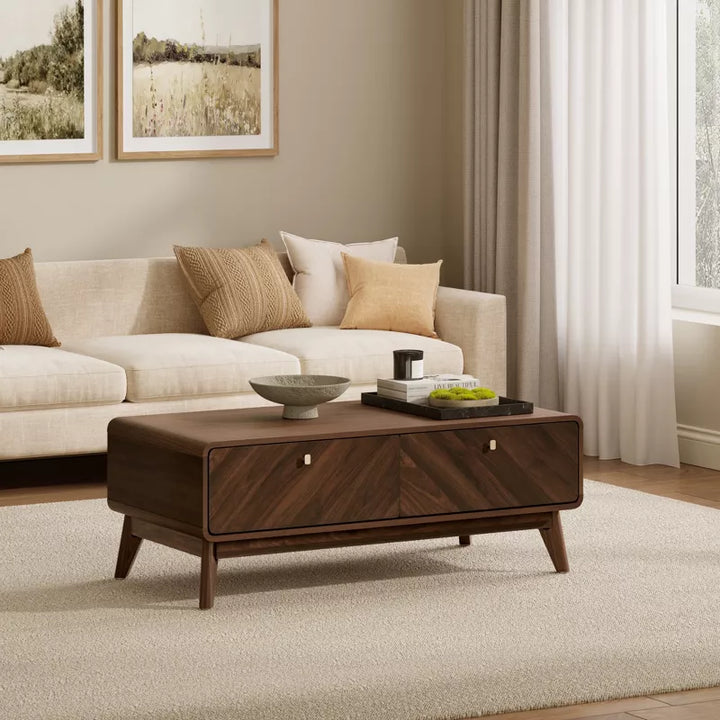 Chhavi Solid Wood Coffee Table for Living Room