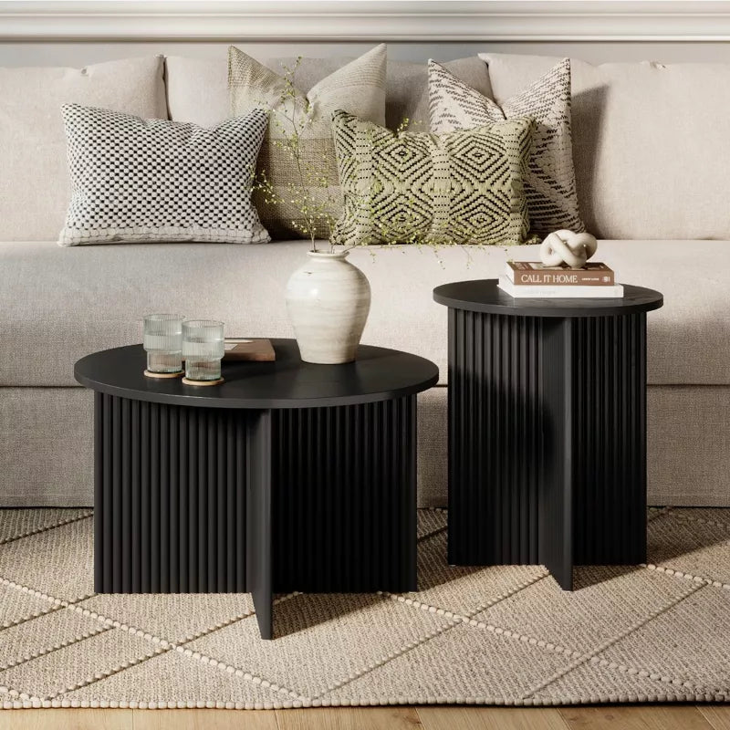 Darshana Coffee Table for Living Room in Black Colour