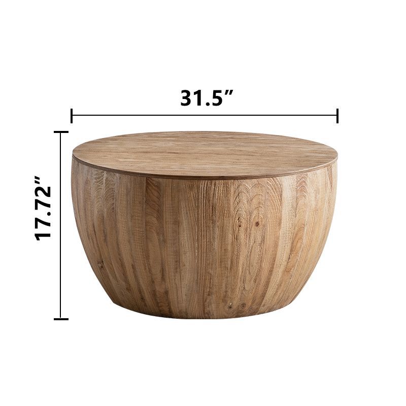 Bhavika Solid Wood Coffee Table for Living Room