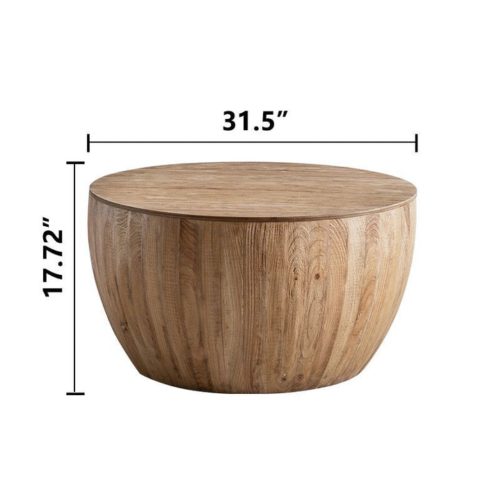 Bhavika Solid Wood Coffee Table for Living Room