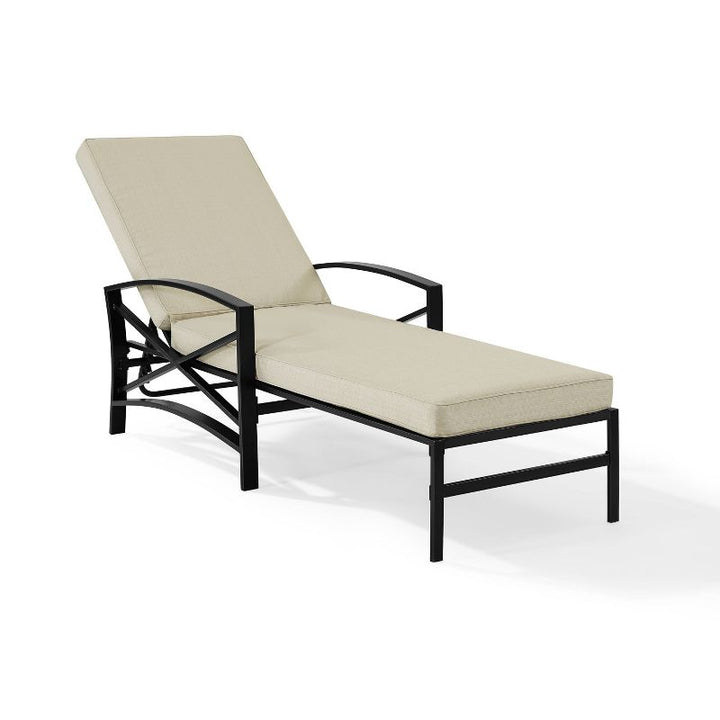 Hobbs Outdoor Swimming Poolside Lounger (Black)