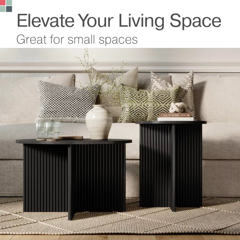 Darshana Coffee Table for Living Room in Black Colour