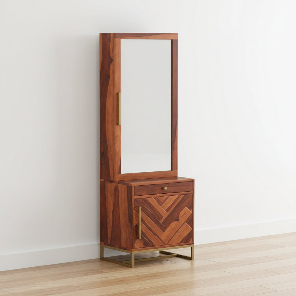 Gabriela Sheesham Wood dressing table with storage