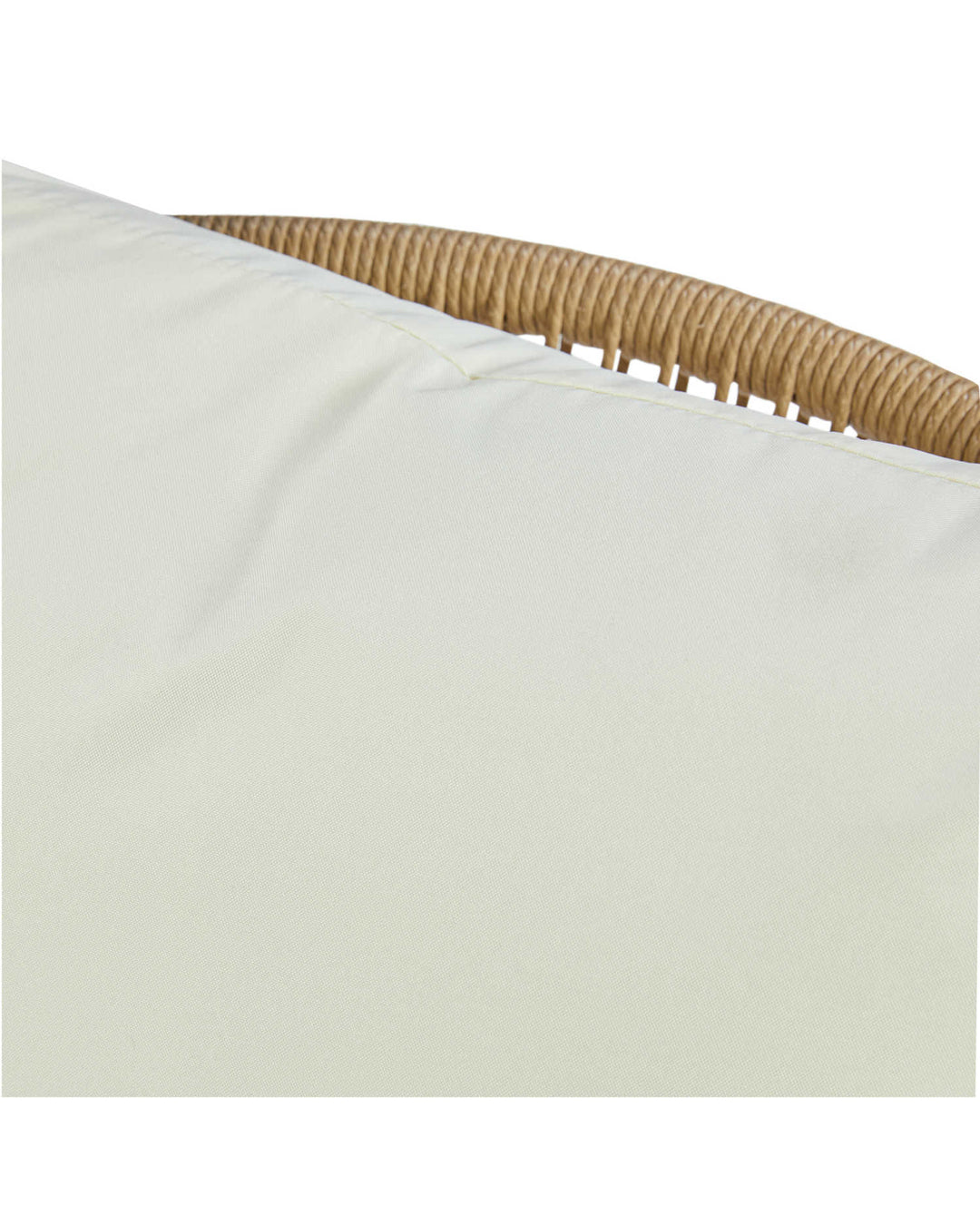 Palmer Outdoor Garden Balcony Sofa Set 2 Seater, 2 Single seater and 1 Center Table Set (White + Tan)