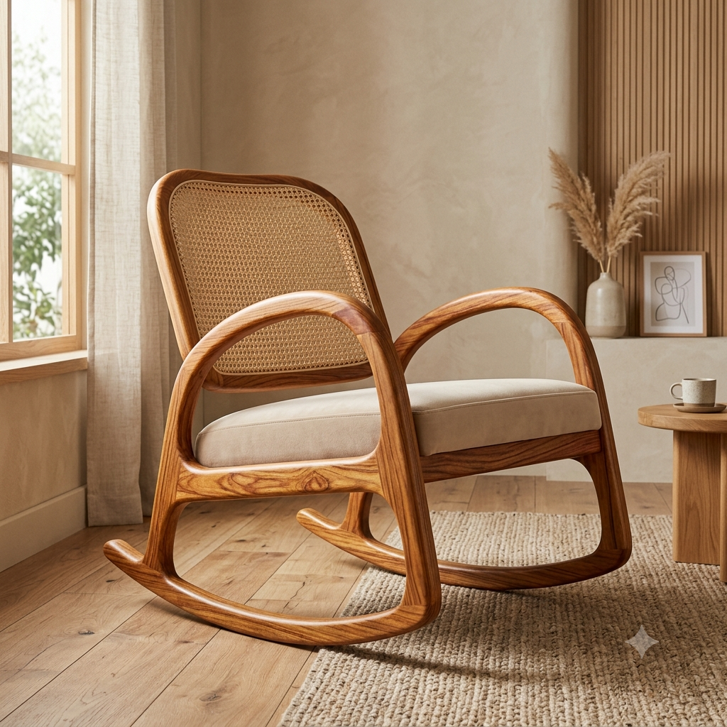 The "Komorebi" Rocking Chair for Home