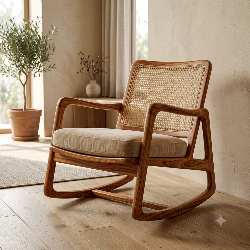 The "Kyoto" Zen-Rocking Chair for Home